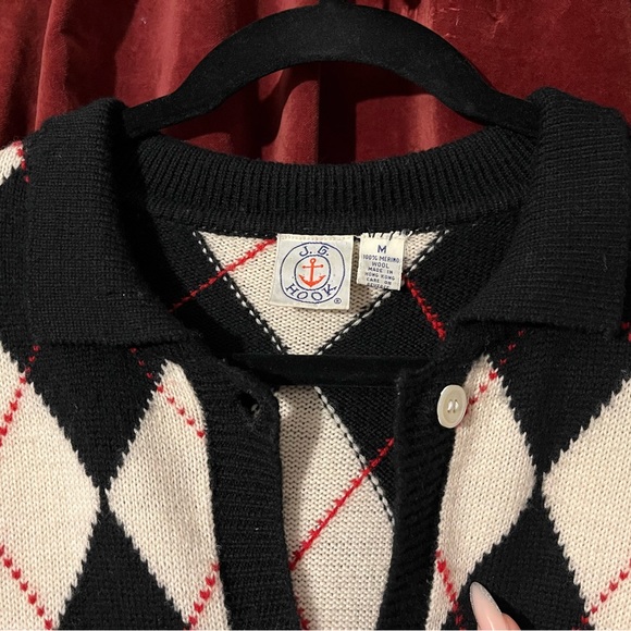 Vintage High End J.G. Hook 100% Authentic Merino Wool Plaid Dress Women’s Size M - Picture 2 of 4